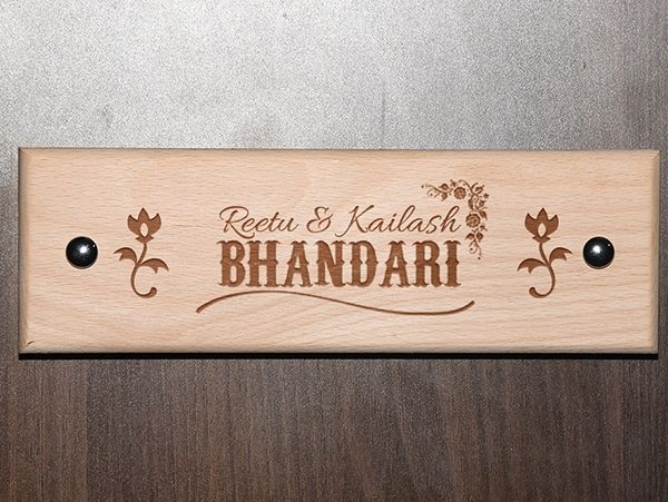 Rectangle Name Plate